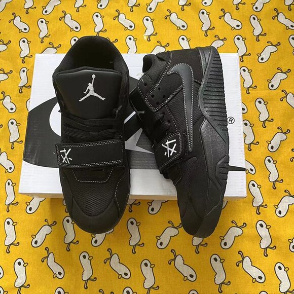 Jordan x TS Cut The Check TR ALL Black Unisex Sneakers - Picture 6 of 7